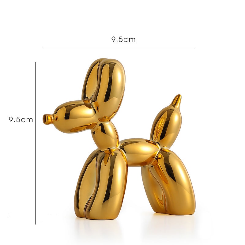 Balloon Dog Sculpture, Balloon Art Statue, Mini Collectible Figure, Home Decor, Resin Figure, Desk Accessories, Room Decoration