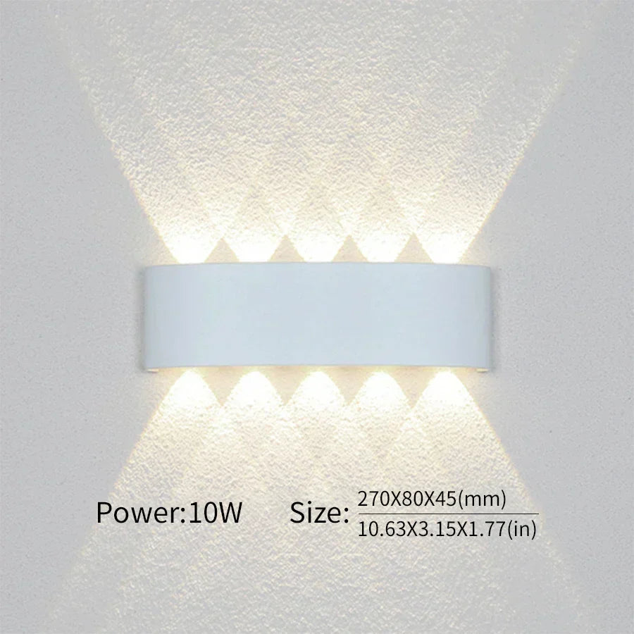 Modern lighting, indoor or outdoor: The versatile LED wall lamp