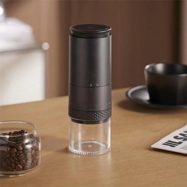1500mAh Electric Coffee Grinder External Adjustable Type-C Charging Coffee Grinder Bean Grinding Machine Coffee Maker