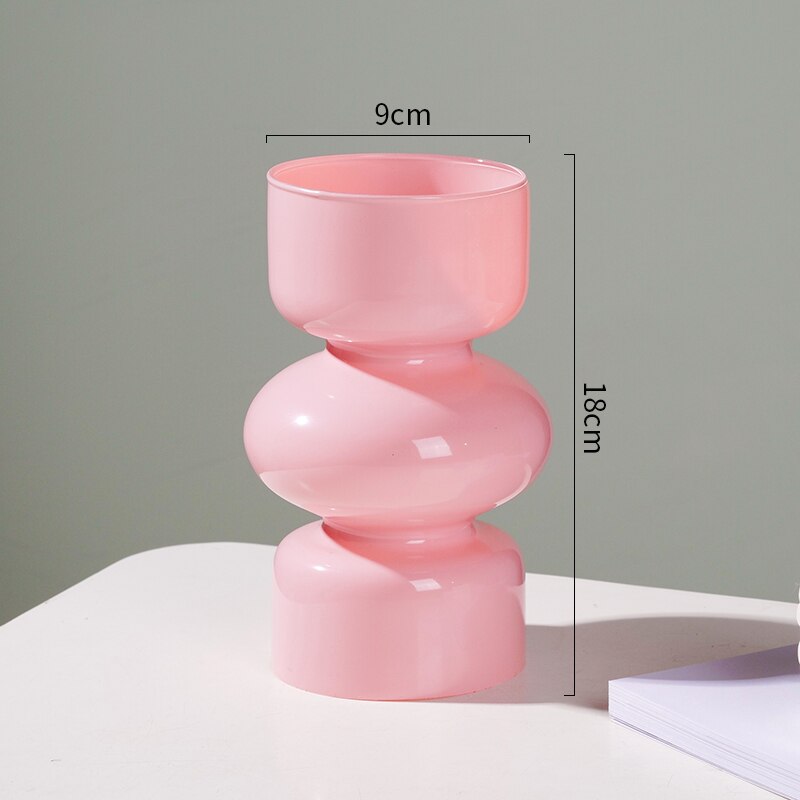 Glass Animal Vase - Multicolor