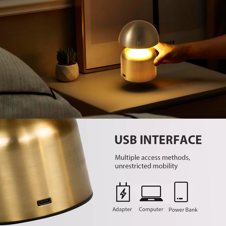 Versatile LED Touch Bedside Lamp - 3-color Dimmable Night Light