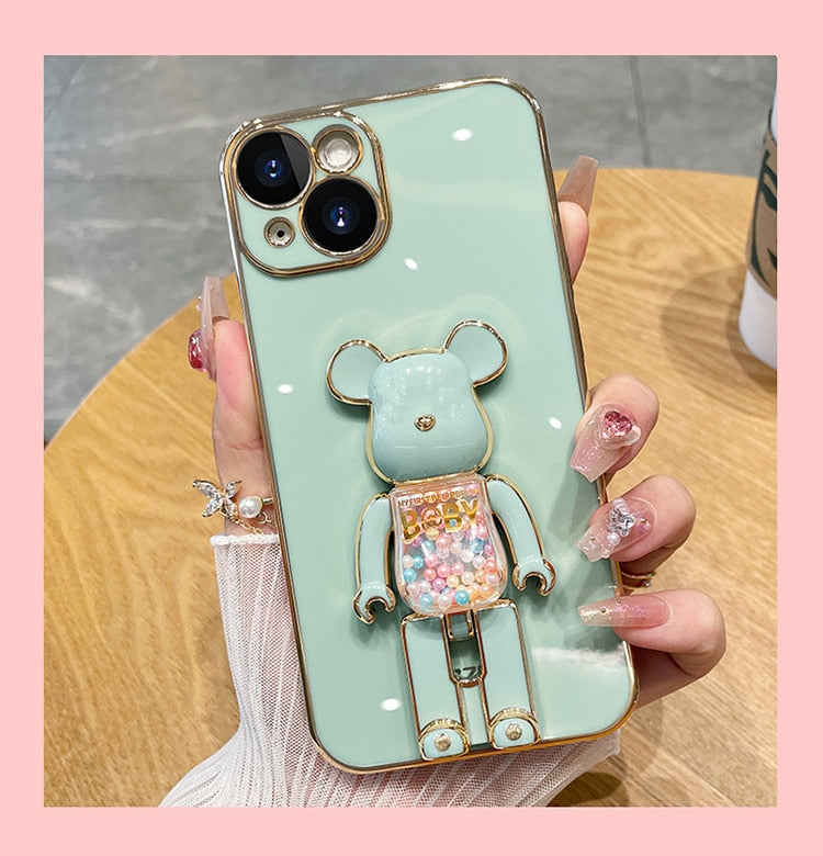 Bear Lover colorful 3D Doll Phone Case