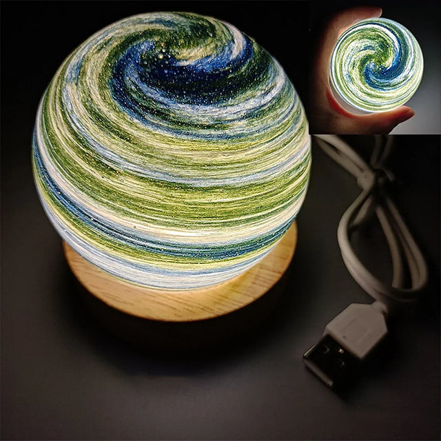 CosmicGlow - Mini night lights 3D - solar decoration LED - galaxy ambiance
