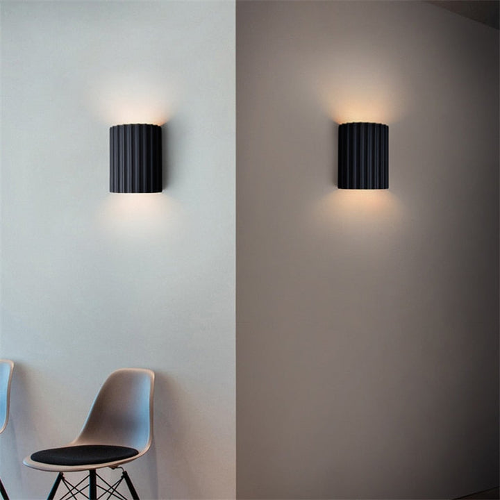Folding color Resin LED Wall Light Lamp