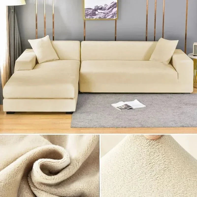 PlushFit - High-Quality Sofa Covers Made of Stretch Velvet