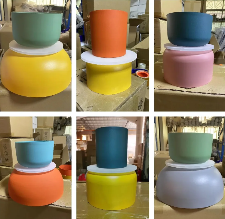 Nordic colorful Macaron 1-Light LED Pendant Light
