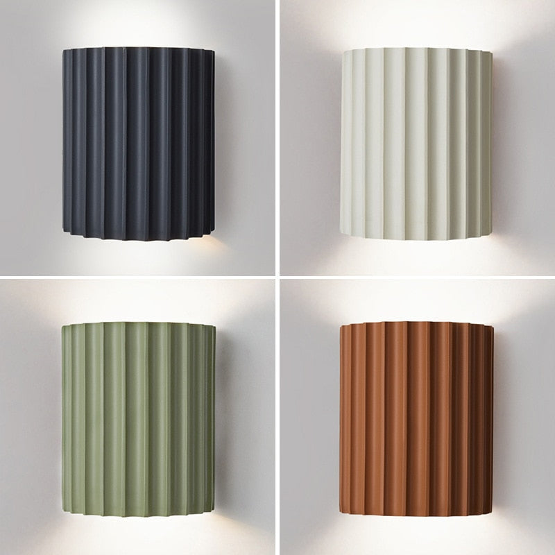 Folding color Resin LED Wall Light Lamp