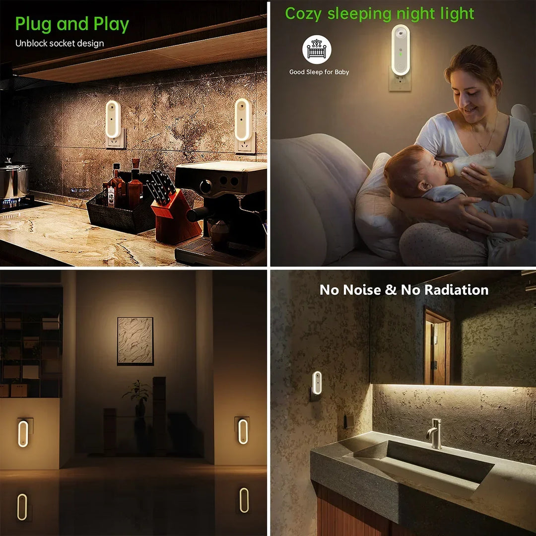 Air purifier &amp; night light Aeroluna | Ion technology without filter | For bedroom, kitchen &amp; office | Compact &amp; quiet