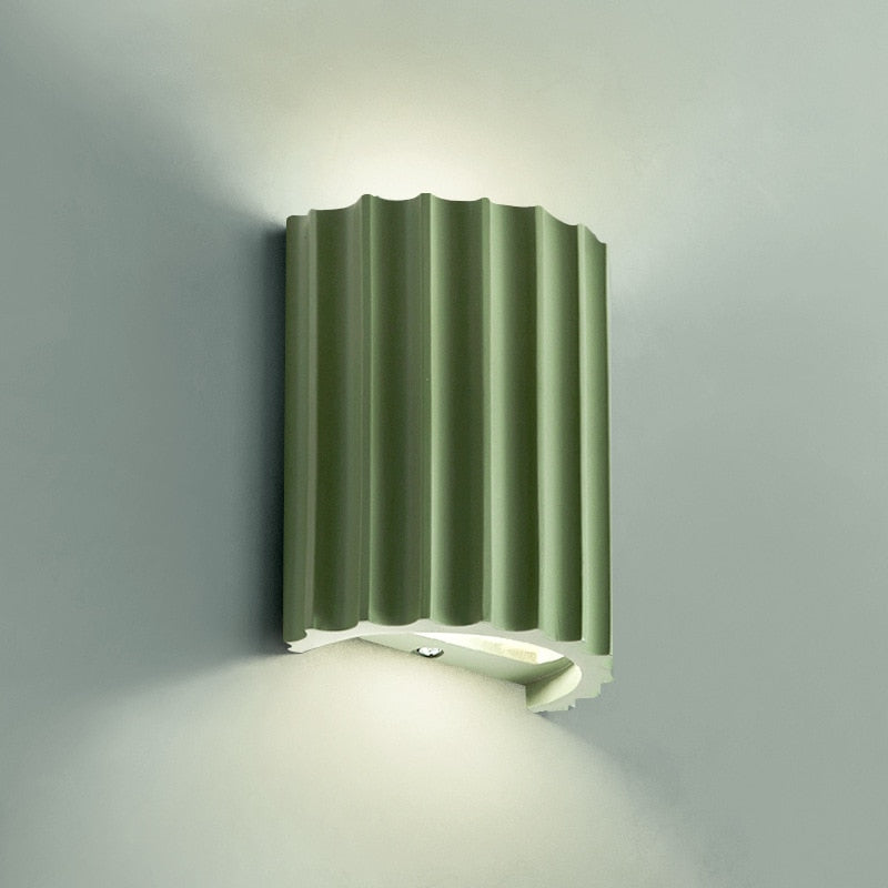 Folding color Resin LED Wall Light Lamp