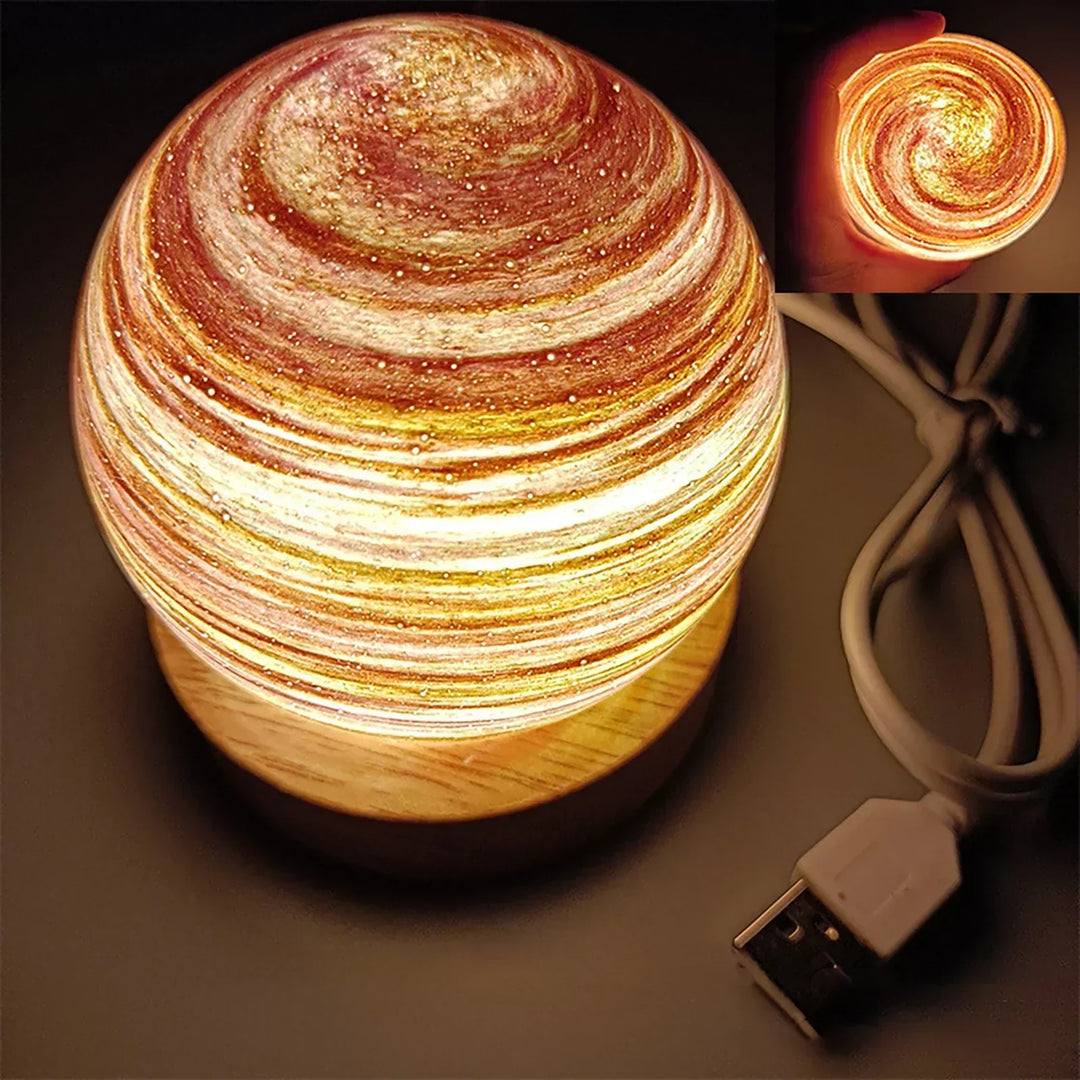 CosmicGlow - Mini night lights 3D - solar decoration LED - galaxy ambiance