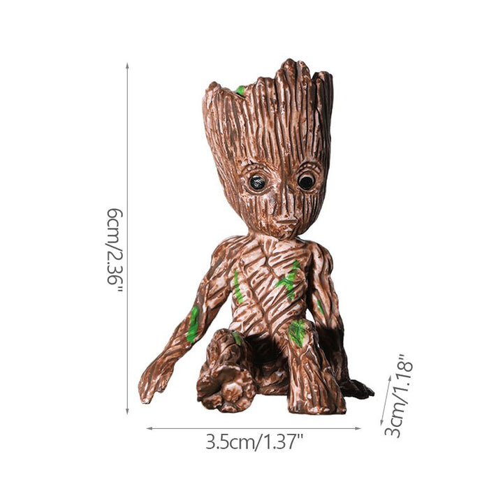 Cartoon Large Miniature Figure: Playful Office Decoration