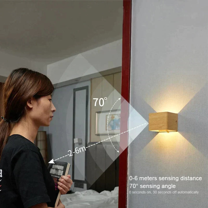 The luxurious and wireless wall lamp!
