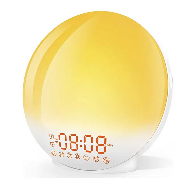 Sunrise Simulation Wake-Up Alarm Clock with Night Light &amp; FM Radio