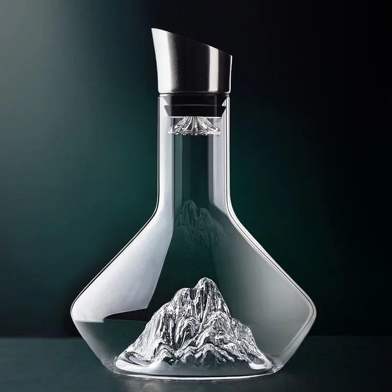 1500ml Iceberg Decanter Creative Lead-Free Crystal Material Luxury High-Quality Home Red Wine Distributor Decanter Wine Jug