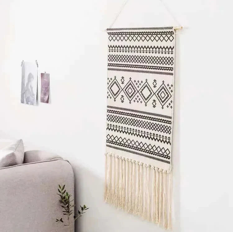 Macrame Hanging Cotton Rug