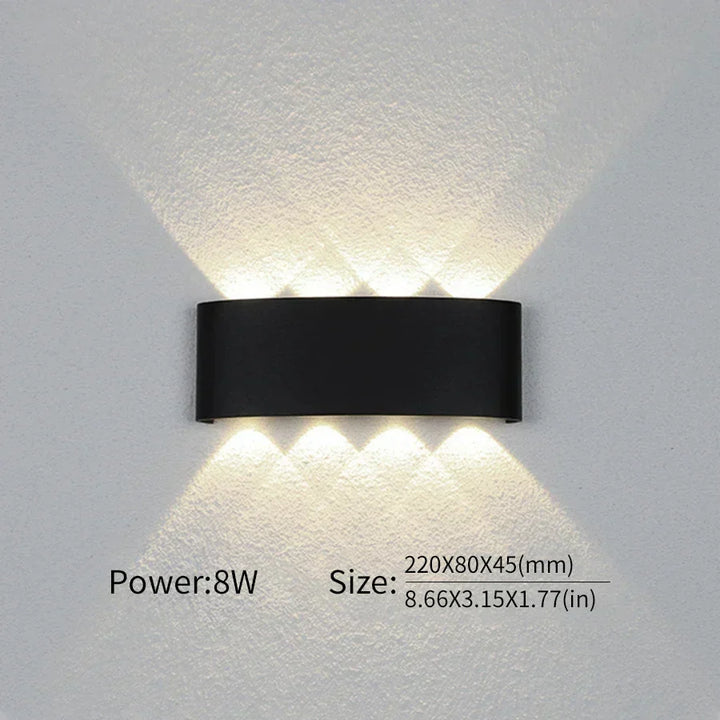 Modern lighting, indoor or outdoor: The versatile LED wall lamp