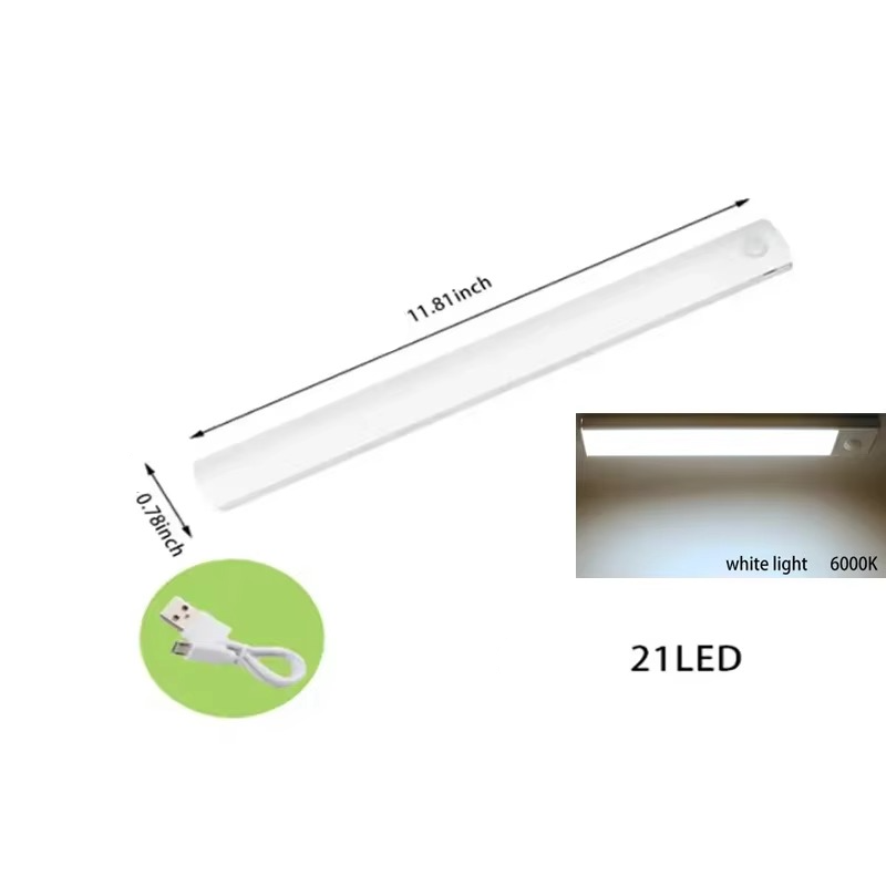Smart Sensor LED Night Light - Motion-Activated, Dimmable &amp; Rechargeable