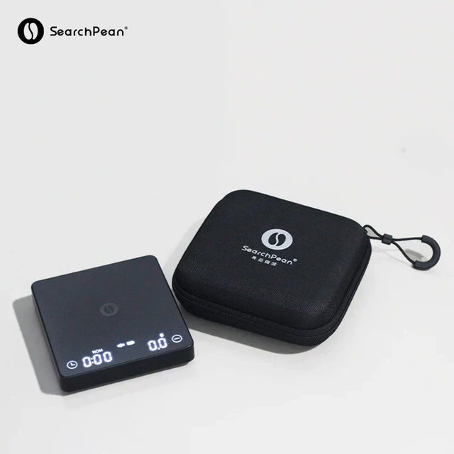 SearchPean Tiny/Tiny2s Espresso Coffee Kitchen Scale, Mini Smart Timer, USB, 2 kg/0.1 g/oz/ml, free shipping, gift for man and woman