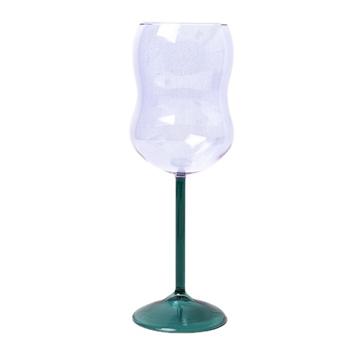 2-colored Chubby wine glass