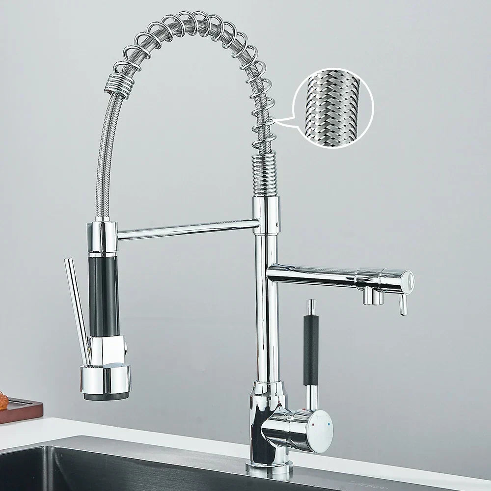 SpringFlow – Kitchen faucet with dual outlet