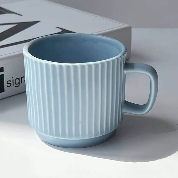 Large Retro Ceramic Mug