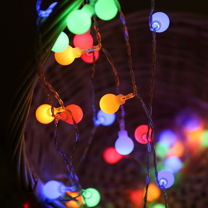 LED Fairy Bubble String Lights Festive Lights