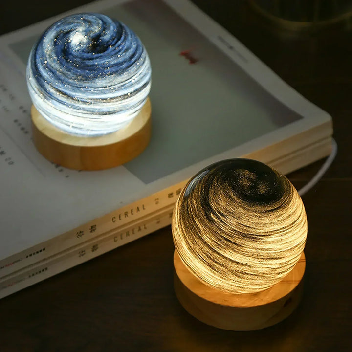 CosmicGlow - Mini night lights 3D - solar decoration LED - galaxy ambiance