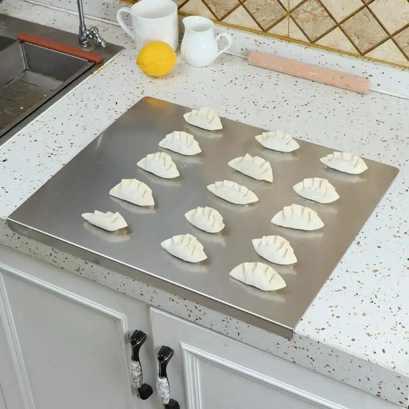 SteelEdge – Hygienic stainless steel cutting board with non-slip and sleek edge design