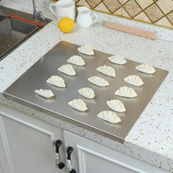 SteelEdge – Hygienic stainless steel cutting board with non-slip and sleek edge design