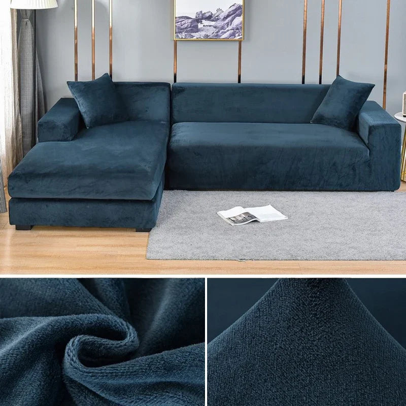 Luxury Stretch-Velvet Sofa Cover – Stylish Protection for Any Sofa