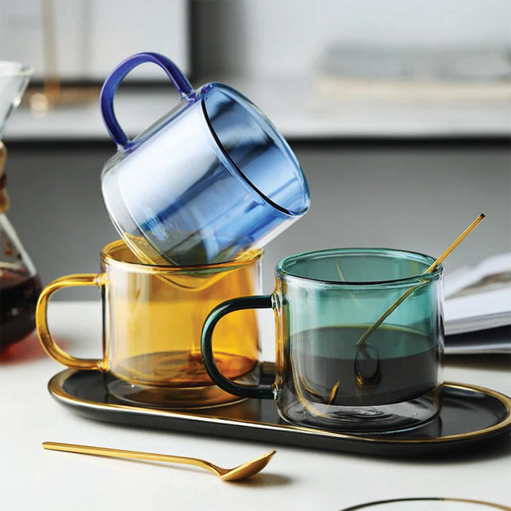 DoublyMug | Tinted glass mug for hot beverages
