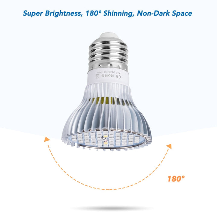 LED Plant Growth Lamp Full Spectrum E27 Plant Fill Light, Power: 30W 40 Lamp Beads
