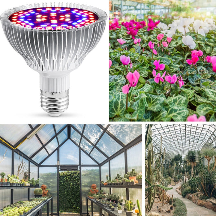 LED Plant Growth Lamp Full Spectrum E27 Plant Fill Light, Power: 30W 40 Lamp Beads
