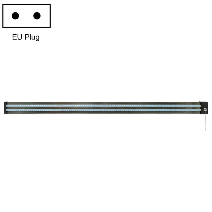LED growth lamp full spectrum plant light tube, Style: Small double row 100 cm (EU plug)