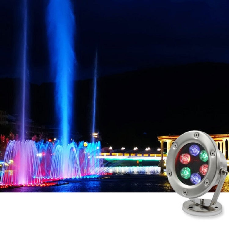 LED Underwater Light Pool Fish Pond Fountain Waterproof Landscape Light 18W(Yellow)