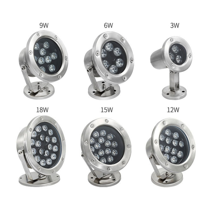 LED Underwater Light Pool Fish Pond Fountain Waterproof Landscape Light 24W (Warm White)