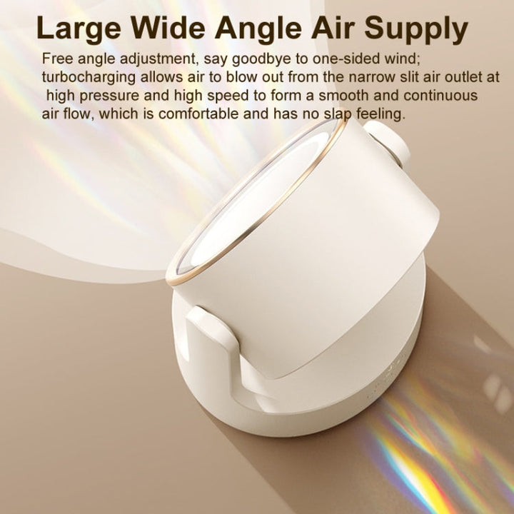 3 In 1 Multifunctional Desktop Fan with LED Light Cosmetic Mirror USB Plug Non-Oscillating |