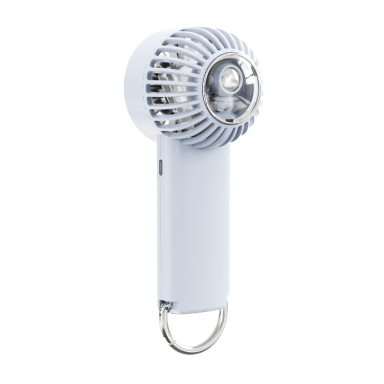 Outdoor Handheld Ice Air Conditioning Fan Astronaut Night Light Semiconductor Cooling Fan(Light Blue) |