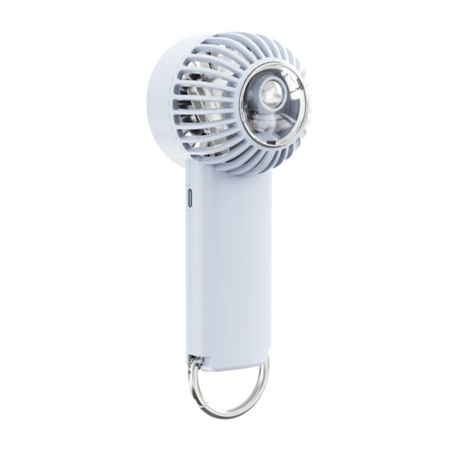Outdoor Handheld Ice Air Conditioning Fan Astronaut Night Light Semiconductor Cooling Fan(Light Blue) |