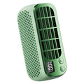 USB Charging Digital Display Portable Bladeless Outdoor Mini Night Light Fan(Green) |
