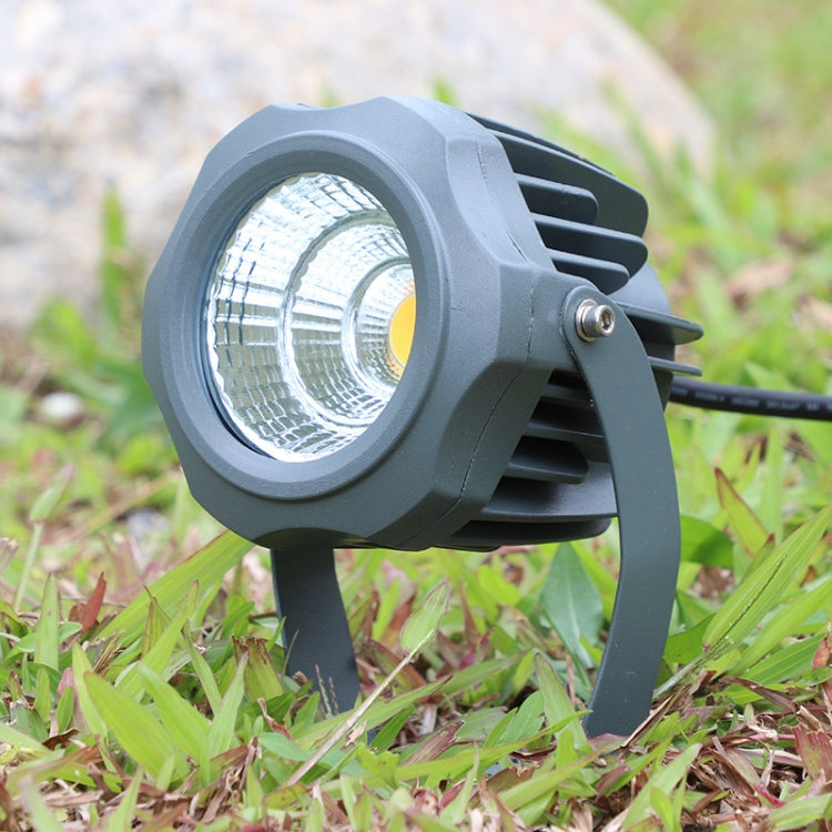 LED Floodlight COB Outdoor Waterproof Spotlight Billboard Lights Garden Lamp, color: 20W 2 color Choice 1