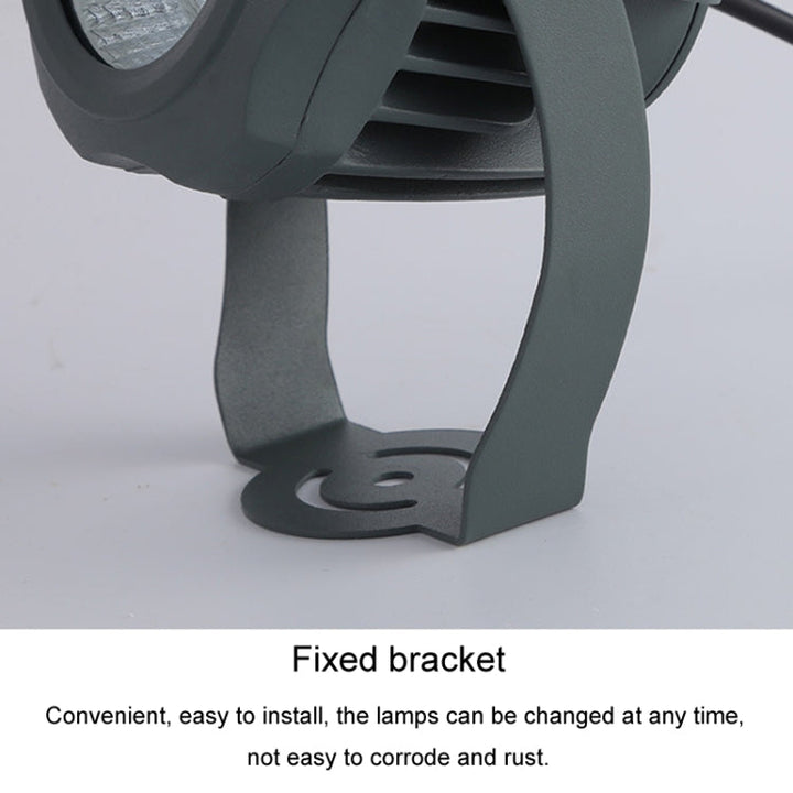 LED floodlight COB outdoor waterproof spotlight billboard lights garden lamp, color: 30W 7 colors