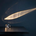 Crystal LED Table Lamp "Eye of the Sky" – Italian Designer Nightstand Projector Lamp for Living and Bedroom Decoration