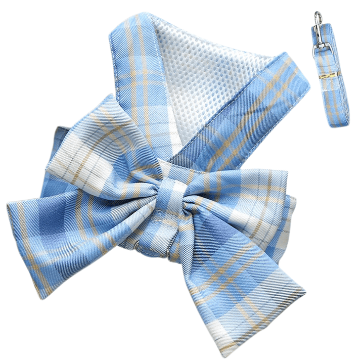 Adjustable Dog Harness with Elegant Bow for Stylish Walks