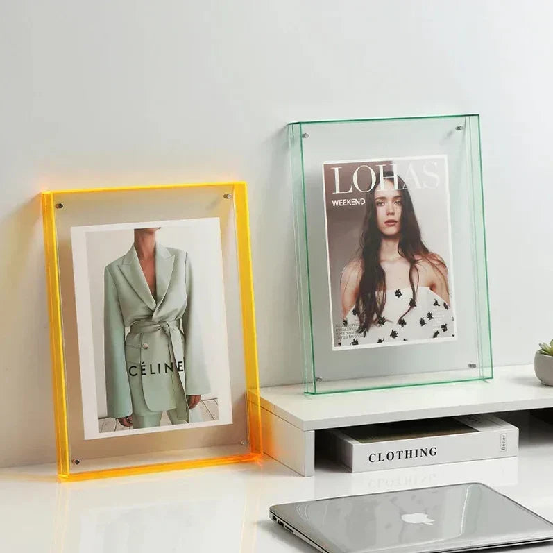 Transparent Acrylic Photo Frame