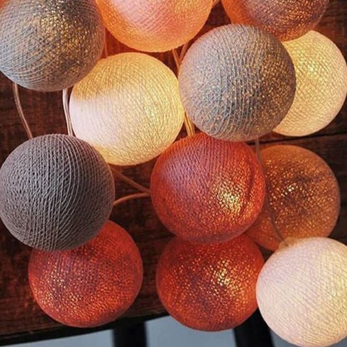 Ballton - Cotton glowing ball swing | Various color combinations