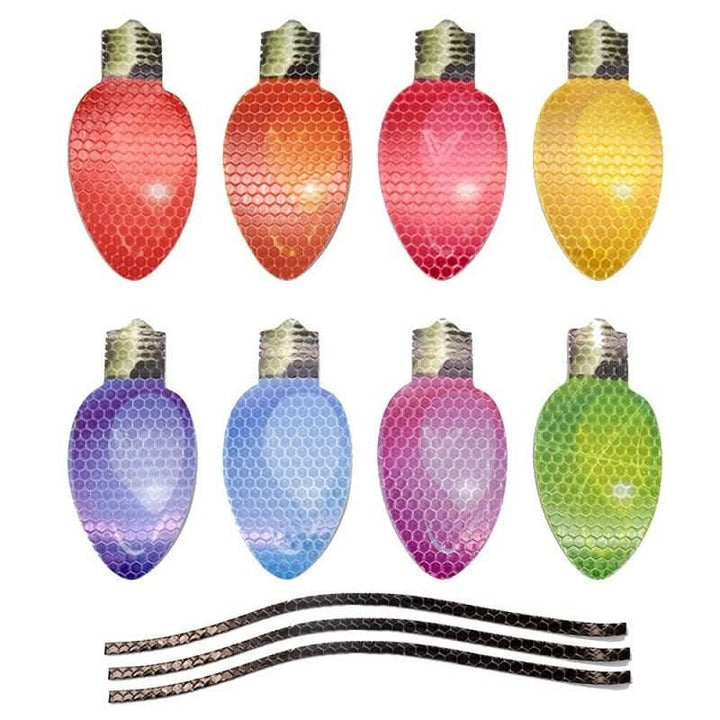 Weatherproof magnetic Christmas lights with mirror gloss
