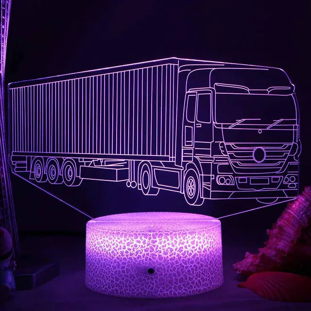 LED Night Light - 3D Illusion Lamp for Children&