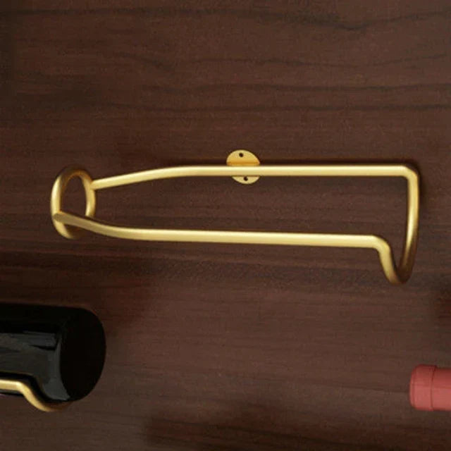 Wall-mounted wine rack holder for storing wine, beer, and champagne