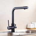 Filtered Water Kitchen Faucet Double Handle Faucet